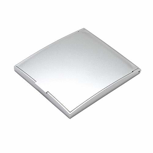 me Lee one side approximately 5 times magnifying glass attaching compact mirror S size silver AD-105