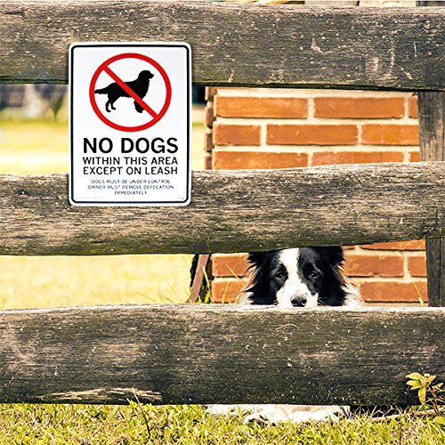 注意看板！犬禁止区域！アメリカン サインボード ドッグサイン（イヌ/CA-59）メッセージ看板 看板 警告看板 プラスチック看板 案内看板 犬_画像3