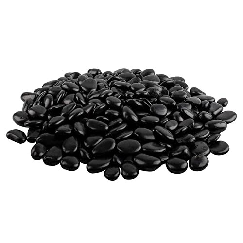 DMAND GOOMAND アクアリウム 石 化粧砂 観葉植物 ガラス製 黒玉石 砂利 水槽底砂 園芸用砂 飾り石 盆栽砂 造園装飾 水栽培 1