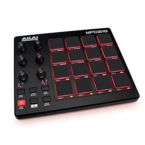 Akai Professional USB MIDIコントローラー 16パッド 音源ソフト付属 MPD218_画像1