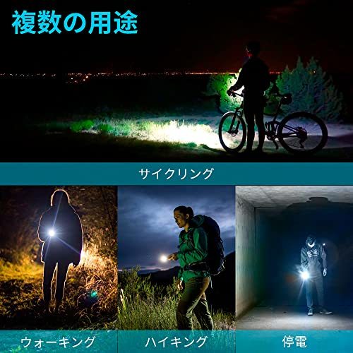 Trustfire自転車 ライト充電式 高輝度 長時間持つ 450ルーメン自転車用ヘッドライト 2つ調光モード自転車用ラ