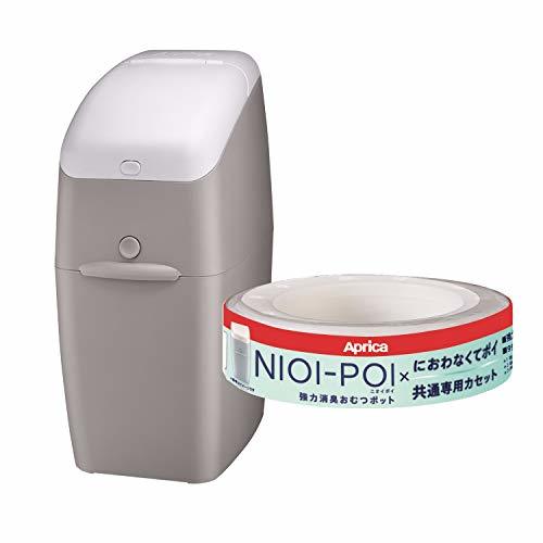 Aprica( Aprica ) powerful deodorization paper diaper disposal pot odour poiNIOI-POI gray juBE cassette 1 piece attaching 2082537