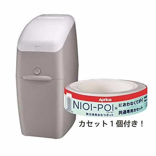 Aprica( Aprica ) powerful deodorization paper diaper disposal pot odour poiNIOI-POI gray juBE cassette 1 piece attaching 2082537