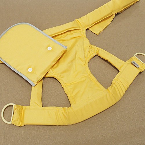  former times while. back position baby carrier made in Japan yellow baby backpack 