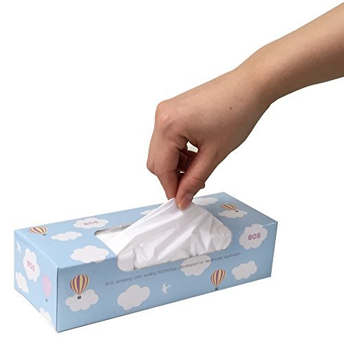  sensational deodorization sack BOS ( Boss ) diapers . smell . not sack S size high capacity 200 sheets entering baby for diapers processing sack [. pattern package / sack color : white color ]