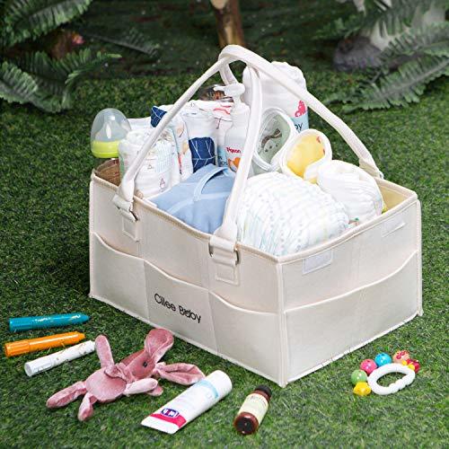 Ciilee Baby diapers stocker Homme tsu bag high capacity taking . out . steering wheel Homme tsu case folding baby storage box basket in-vehicle travel 