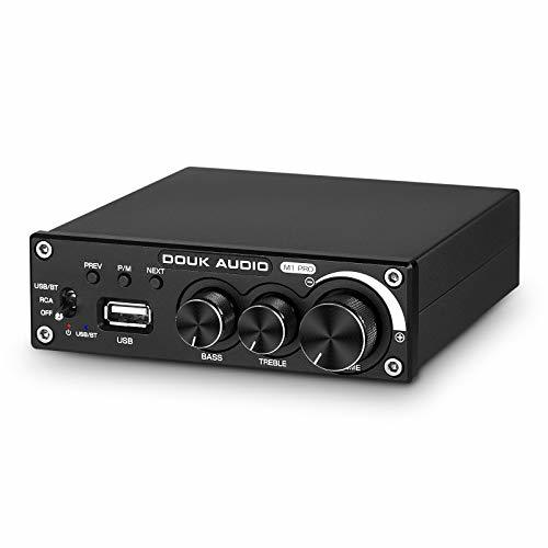DOUK AUDIO M1 PRO Hi-Fi 320W Bluetooth 5.0 パワーアンプ ステレオ サブウーファー アンプ USB 音の画像1