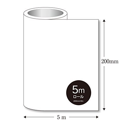 カッティング用シート 屋外耐候5年 【グロス】 200mm×5m 黒(ブラック)_画像2