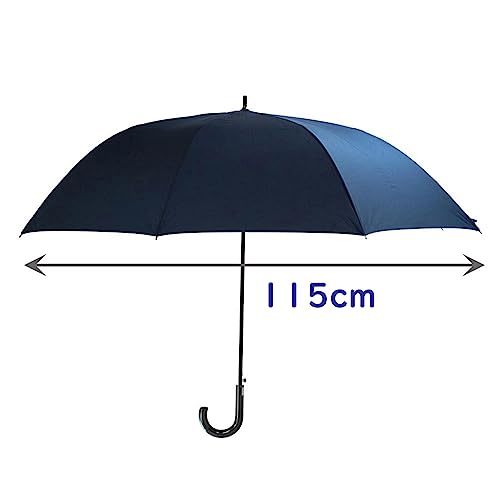  long umbrella men's large large size gentleman umbrella 65cm one touch Jump umbrella a little over manner enduring manner not easy to break glass fibre . robust 