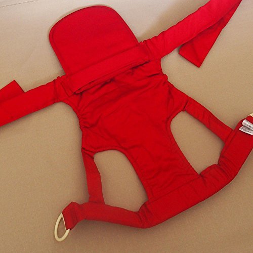  former times while. back position baby carrier made in Japan red red baby backpack 