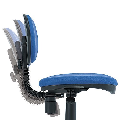 ナカバヤシ オフィスチェア デスクチェア 椅子 ブルー RZG-201BL_画像5
