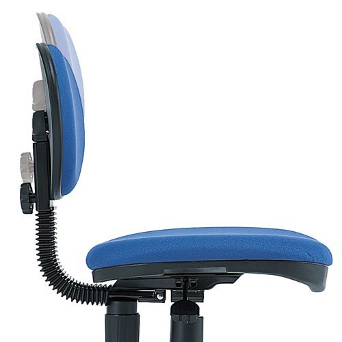 ナカバヤシ オフィスチェア デスクチェア 椅子 ブルー RZG-201BL_画像6
