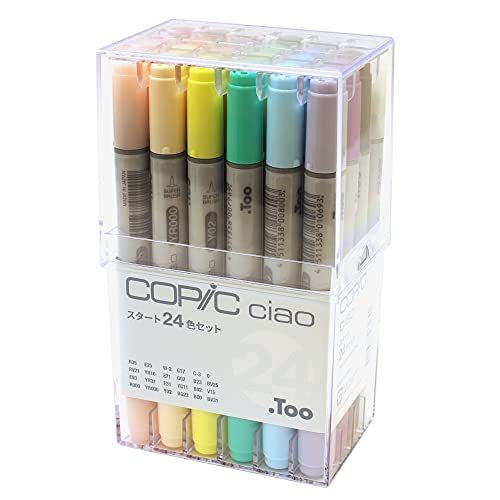 コピック(COPIC) Too コピック チャオ スタート 24色セット 日本製 多色 イラストマーカー マーカー マーカーペン_画像1