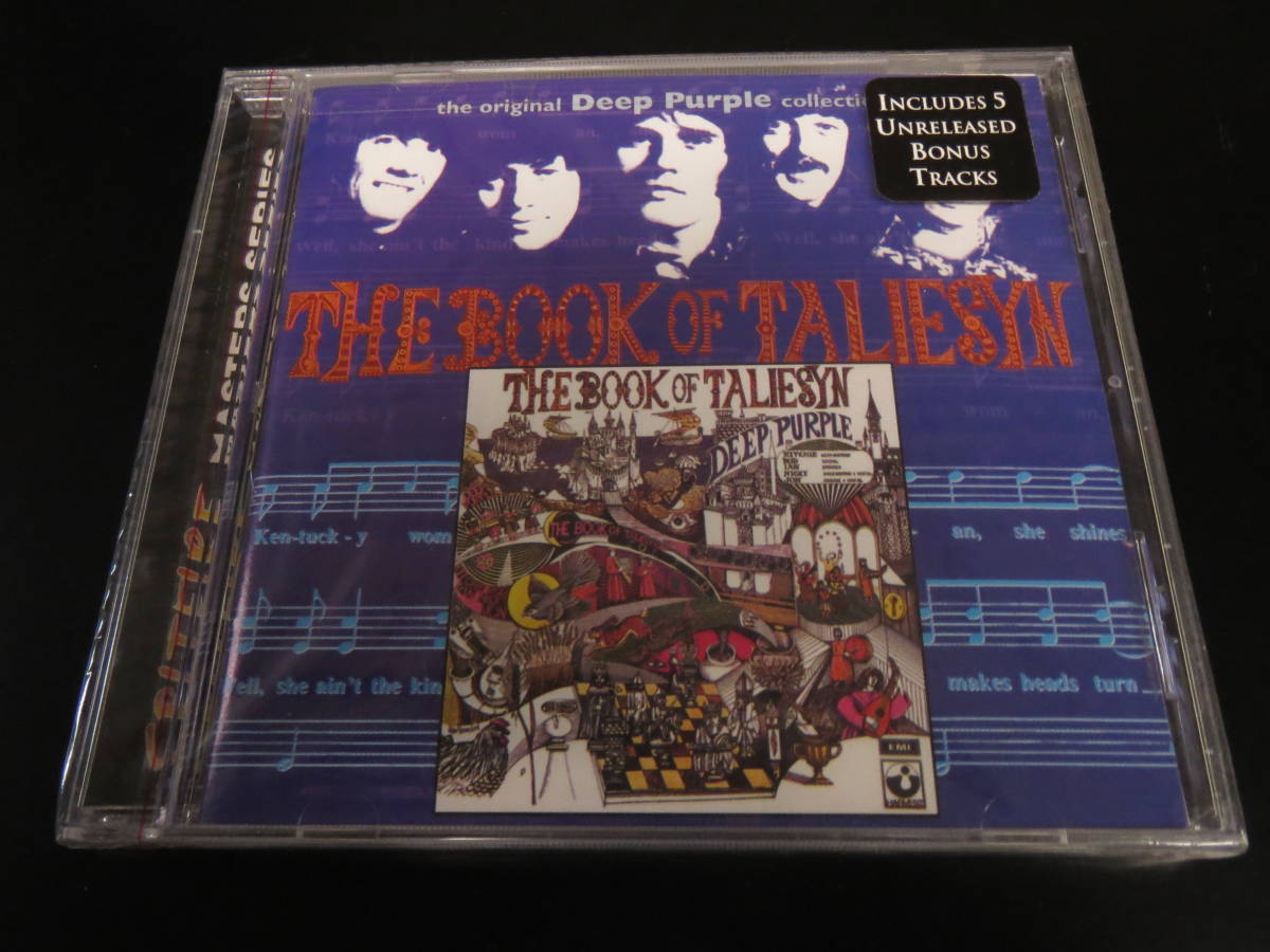 未開封新品！Deep Purple - The Book of Taliesyn 輸入盤CD（アメリカ 6-70211-5063-2, 2000(?)）