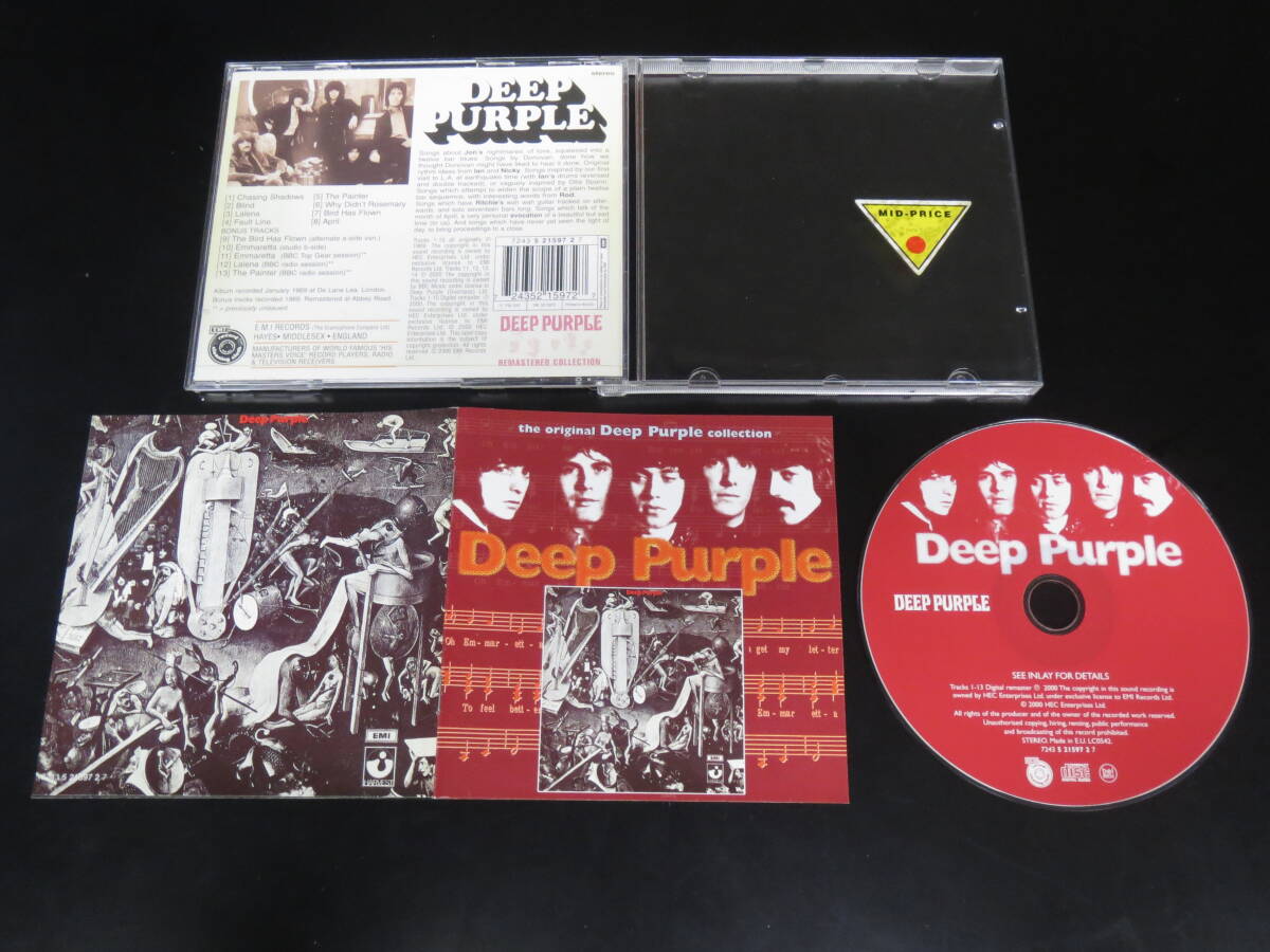 Deep Purple - Deep Purple 輸入盤CD（イギリス＆ヨーロッパ 7243 5 21597 2 7, 2000）