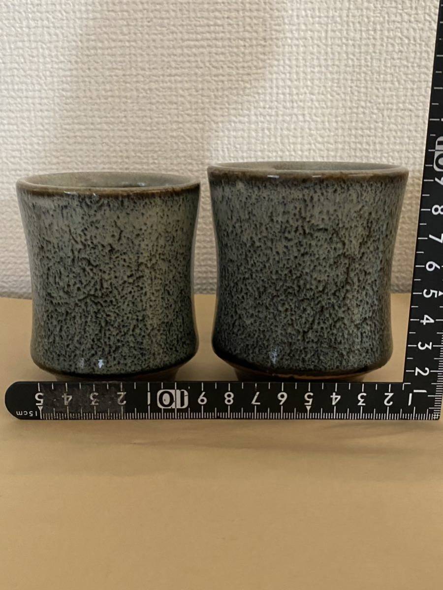 萩焼 湯呑み 湯飲み 一對夫婦盃 茶器_画像6