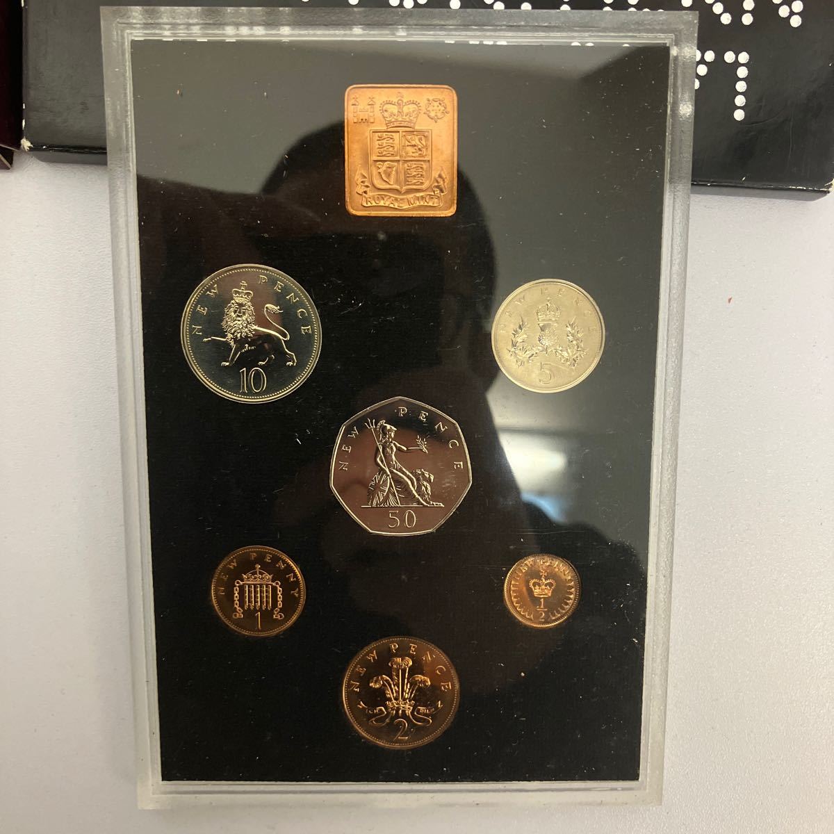 【E/D11602】★1円スタート 海外コイン ミントセット COINAGE OF GREAT BRITAIN 1970/1971 イギリス貨幣セット_画像6