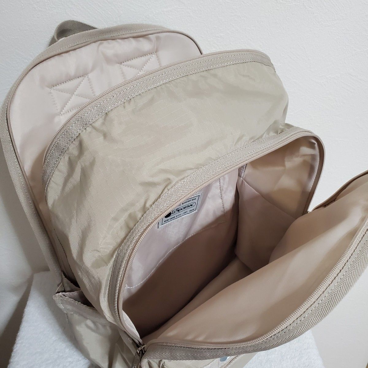 レスポートサック バックパック/リュック ベージュ 新品未使用 レスポートサック バックパック/リュック ベージュ 新品未使用