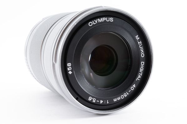 【動作好調】 OLYMPUS オリンパス M.ZUIKO 40-150mm F4-5.6 R ED MSC シルバー レンズ ミラーレス一眼カメラ #194_画像4