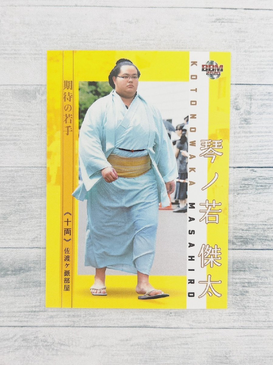 ☆ BBM2020 大相撲カード レギュラーカード 74 期待の若手 琴ノ若傑太 ☆_画像1