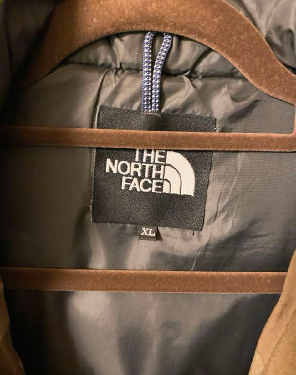 The North faceのレアなキルティングジャケット　XL 迷彩　カモ