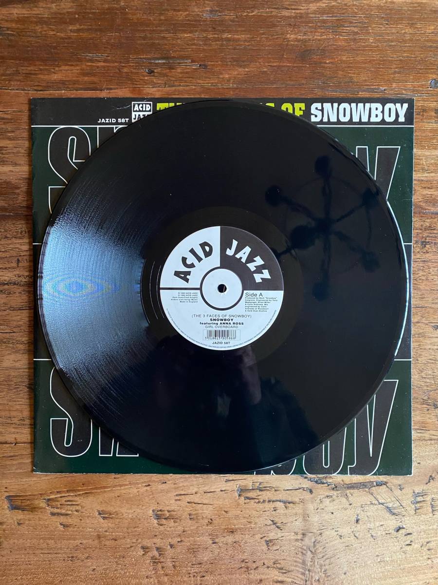 Snowboy「The 3 Faces Of Snowboy (Girl Overboard)」UK盤 12inch Acid Jazz Latin Funk Soul アシッドジャズ ラテン ファンク ソウル_画像8