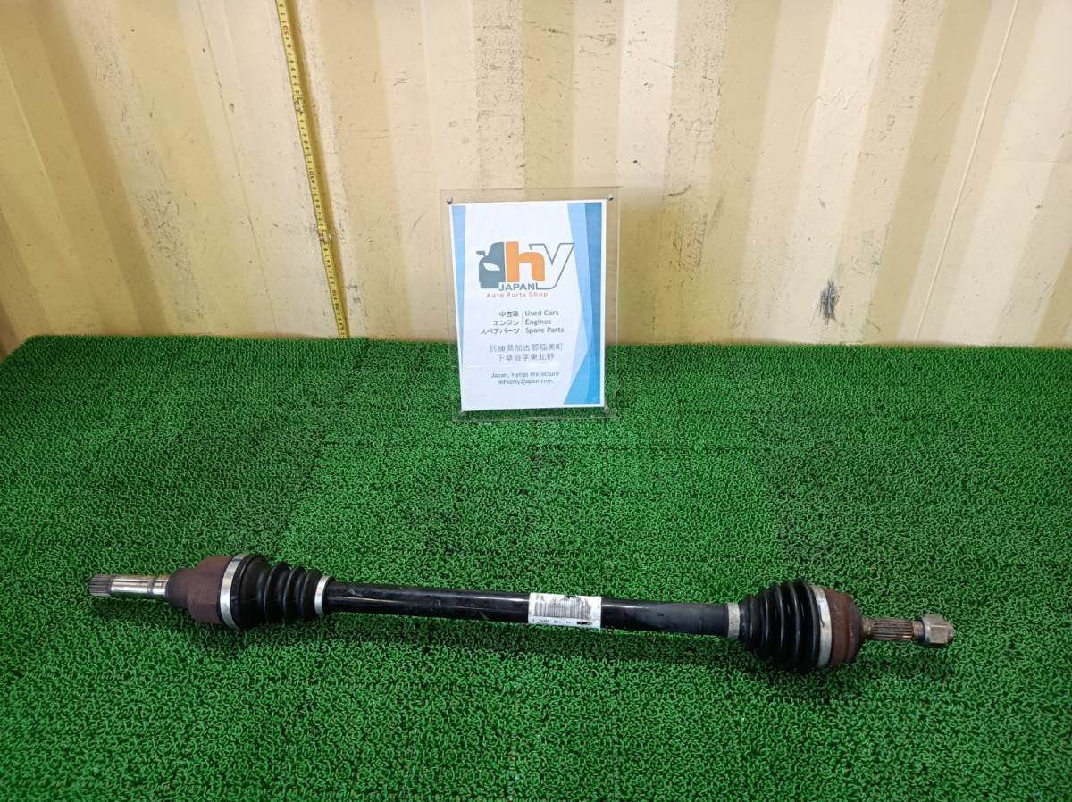  Peugeot 208 ABA-A9HM01 2015 year front drive shaft right shipping size [2L] NSP85213*