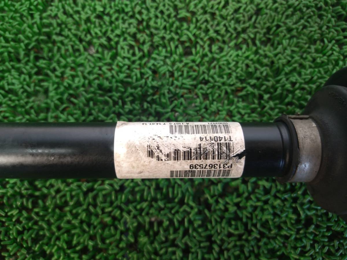  Volvo V40 DBA-MB4164T 2014 year front drive shaft left shipping size [2L] NSP87403*