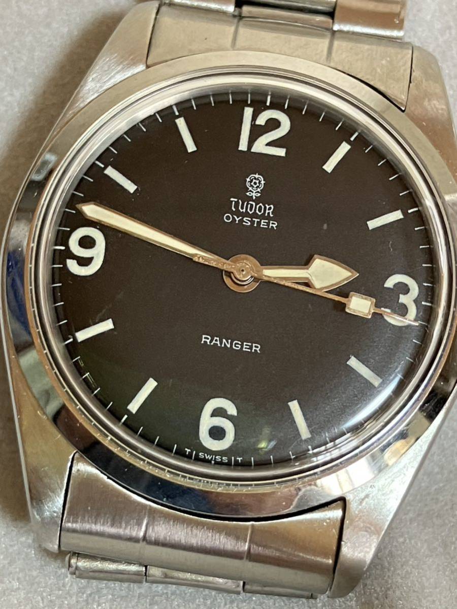 チュードル TUDOR RANGER 正規品 動作確認済み コレクター ヴィンテージ アンティーク 腕時計 メンズ 保管品 の画像2