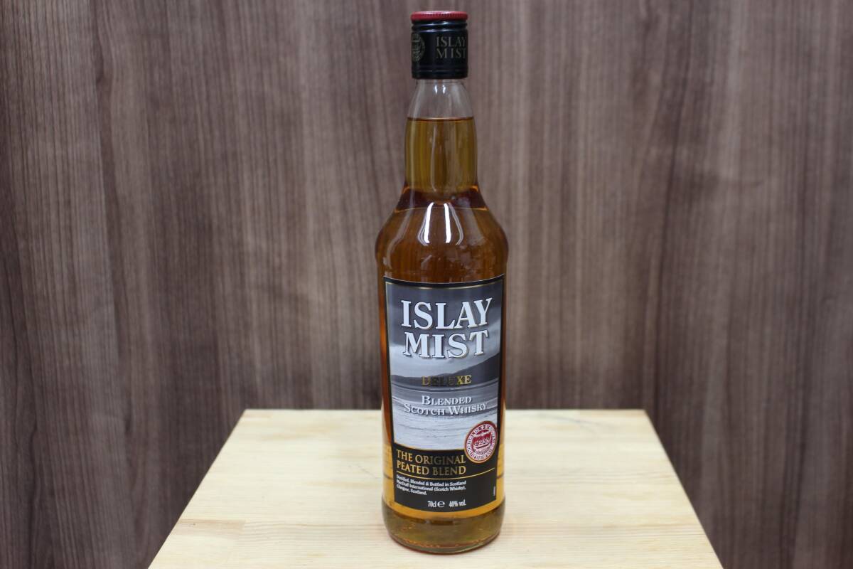 ★【未開栓】 古酒 ISLAY MIST アイラミスト スコッチウイスキー デラックス オリジナル ピーテッド ブレンド 40度 700ml 【Y4021805】★_画像2