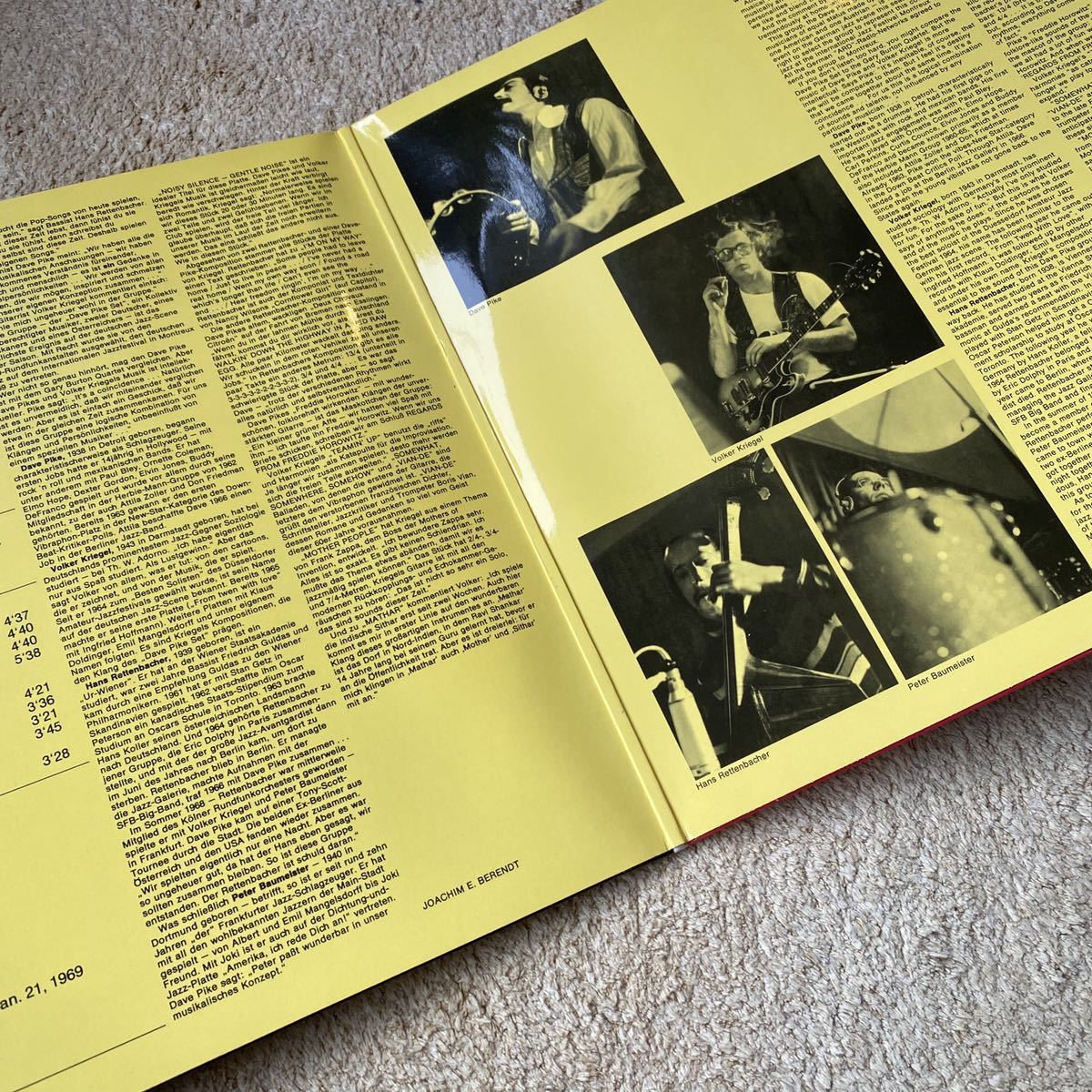 DAVE PIKE SET - NOISY SILENCE - GENTLE NOISE 重量盤LPの画像3