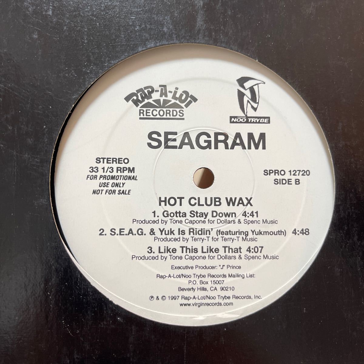 G-Rap@Seagram/Hot Club Wax/6曲入りの画像2