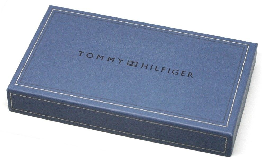 TOMMY HILFIGER トミーヒルフィガー 長財布 レザー 31TL19X006 ブラック