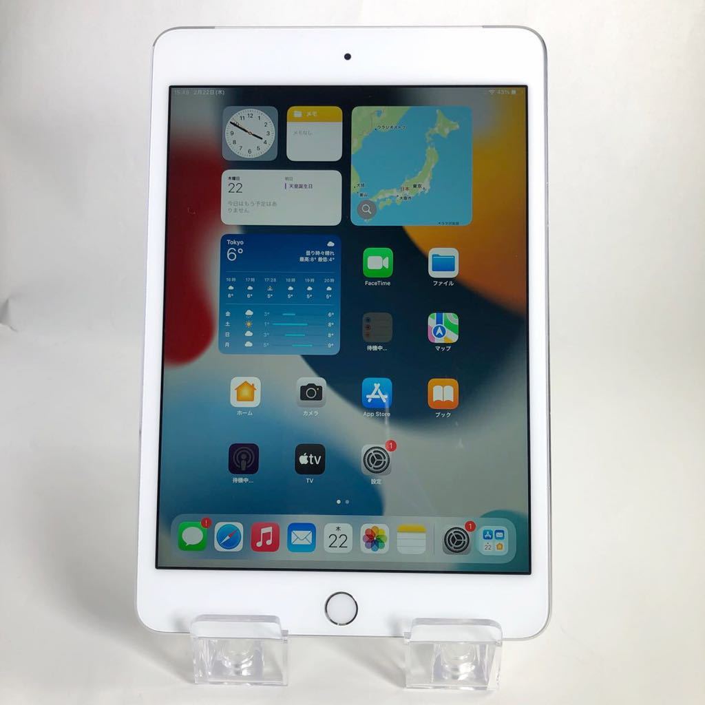 1701】 Bランク Apple iPad mini4 Wi-Fi+cellular 16GB シルバー 1701】 Bランク Apple iPad mini4 Wi-Fi+cellular 16GB シルバー
