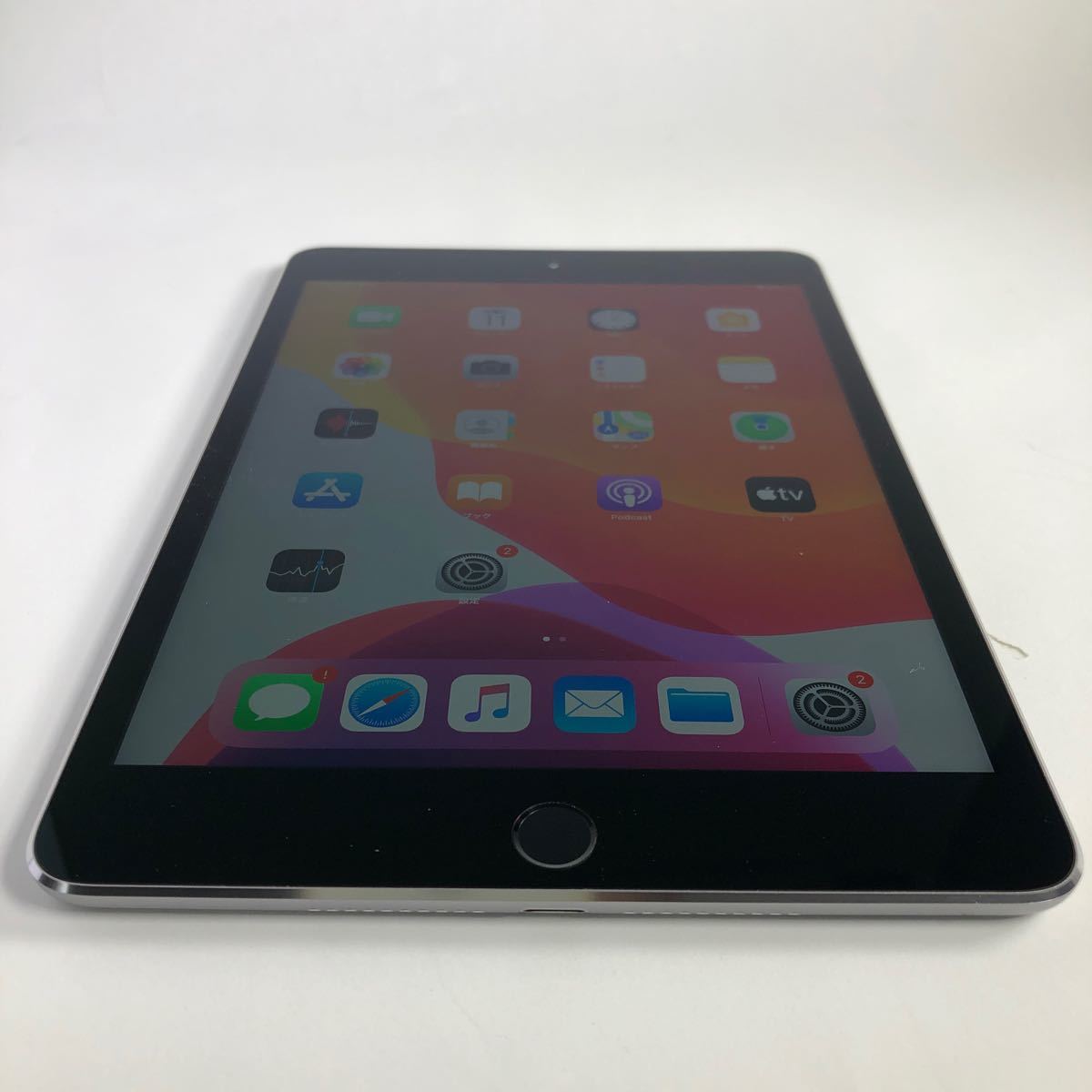 【1657】美品☆Bランク☆Apple☆iPad mini4　Wi-Fi+cellular 32GB☆スペースグレー☆利用制限○☆SIMフリー☆_画像2