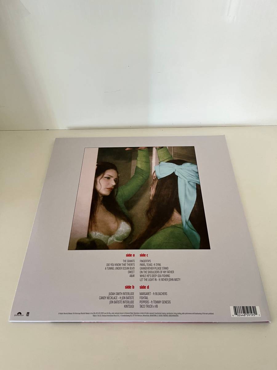【2LP】【2023 EU Original】【限定 別ジャケ GREEN VINYL】LANA DEL REY / DID YOU KNOW THAT THERE'S A TUNNEL UNDER OCEAN BLVD_画像2