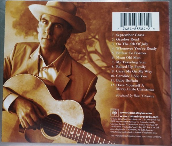 James Taylor October Road 1CD_画像2