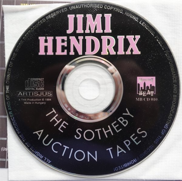 Jimi Hendrix The Sotherby Auction Tapes 1CD_画像3