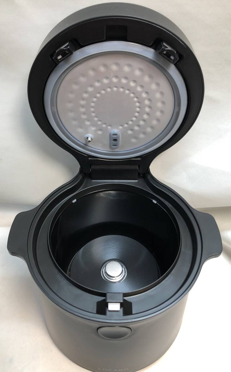 美品◇LOCABO　ロカボ　糖質(zhì)カット炊飯器　JM-C20E-B　ブラック　黒