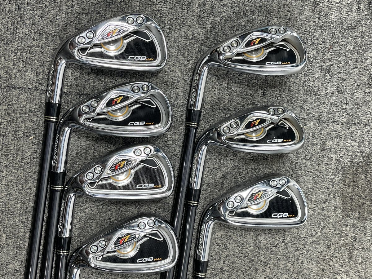 TaylorMade テーラーメイド R7 アイアン 7本セット FLEX-R REAX 5 6 7 8 9 P A【現状品】_画像4