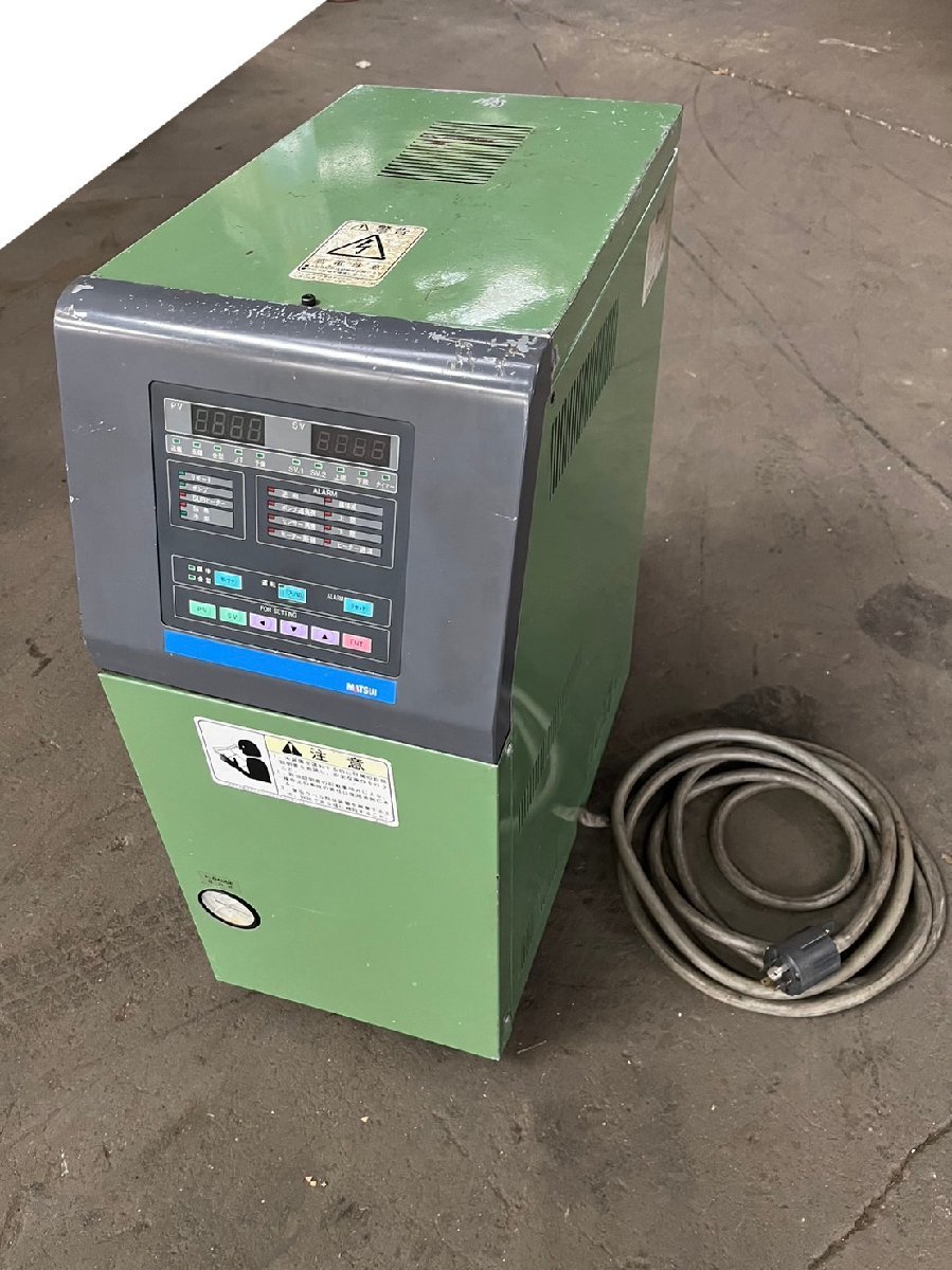 通電のみ確認 MATSUI MCN-60L 金型 温度調節機 三相200V 50Hz 温 通電のみ確認 MATSUI MCN-60L 金型 温度調節機 三相200V 50Hz 温