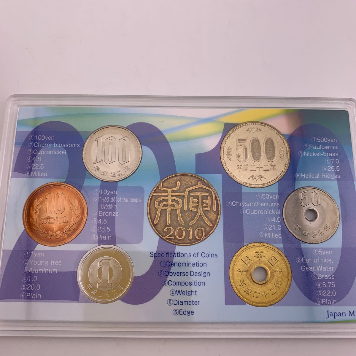 MINT SET Japan Mint ミントセット 貨幣セット 記念硬貨 独立行政法人 造幣局 2010年　平成22年　【S80639-436】_画像4