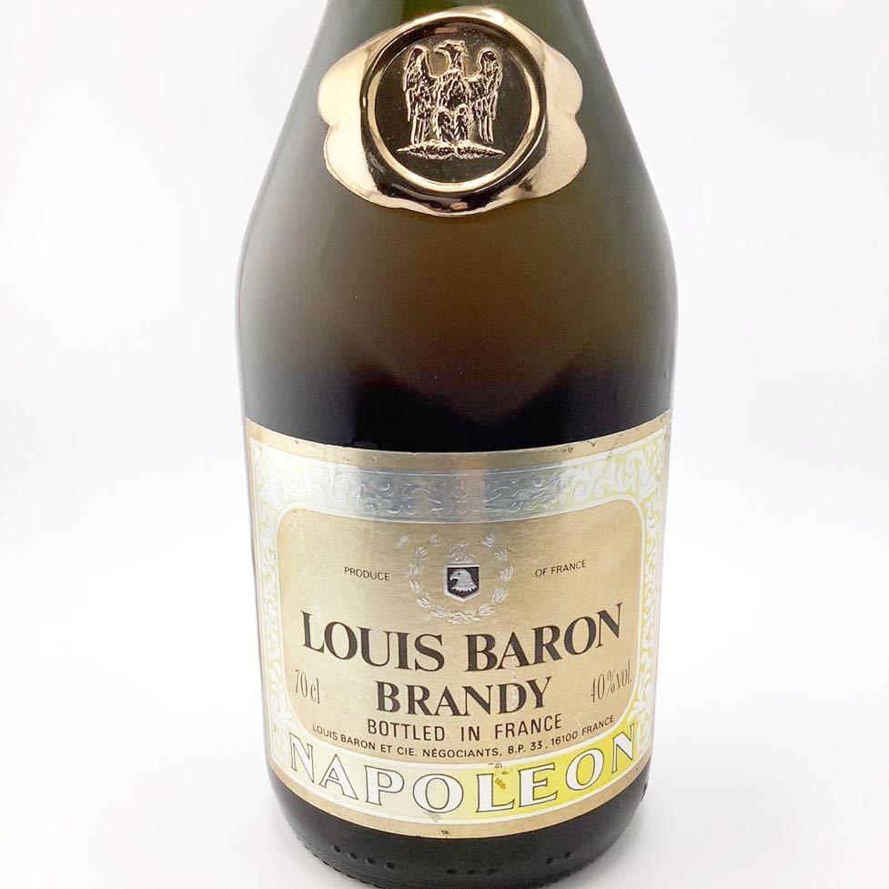 ★未開栓★ LOUIS BARON BRANDY NAPOLEON BOTTLED IN FRANCE ルイバロン ブランデー ナポレオン 70ml 40% 古酒 【S90302-429】_画像3