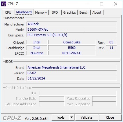 ASRock B560M-ITX/ac B560 LGA1200 DDR4 USB3.2 SATA6Gb/s Mini-ITX_画像5