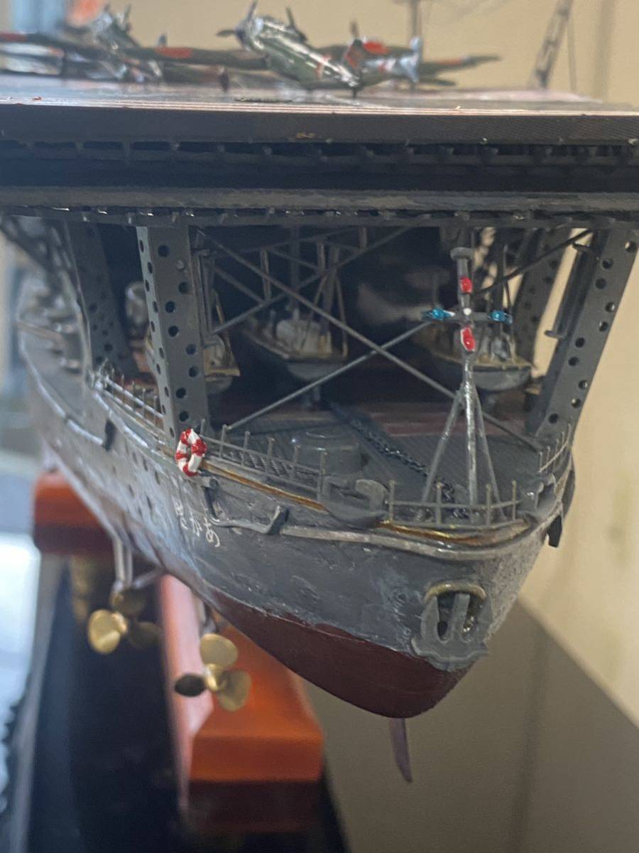 ディアゴスティーニ 模型 赤城 日本海軍 艦船模型 プラモデル インテリア アクリルケース付き 1円スタート 引き取り限定_画像6