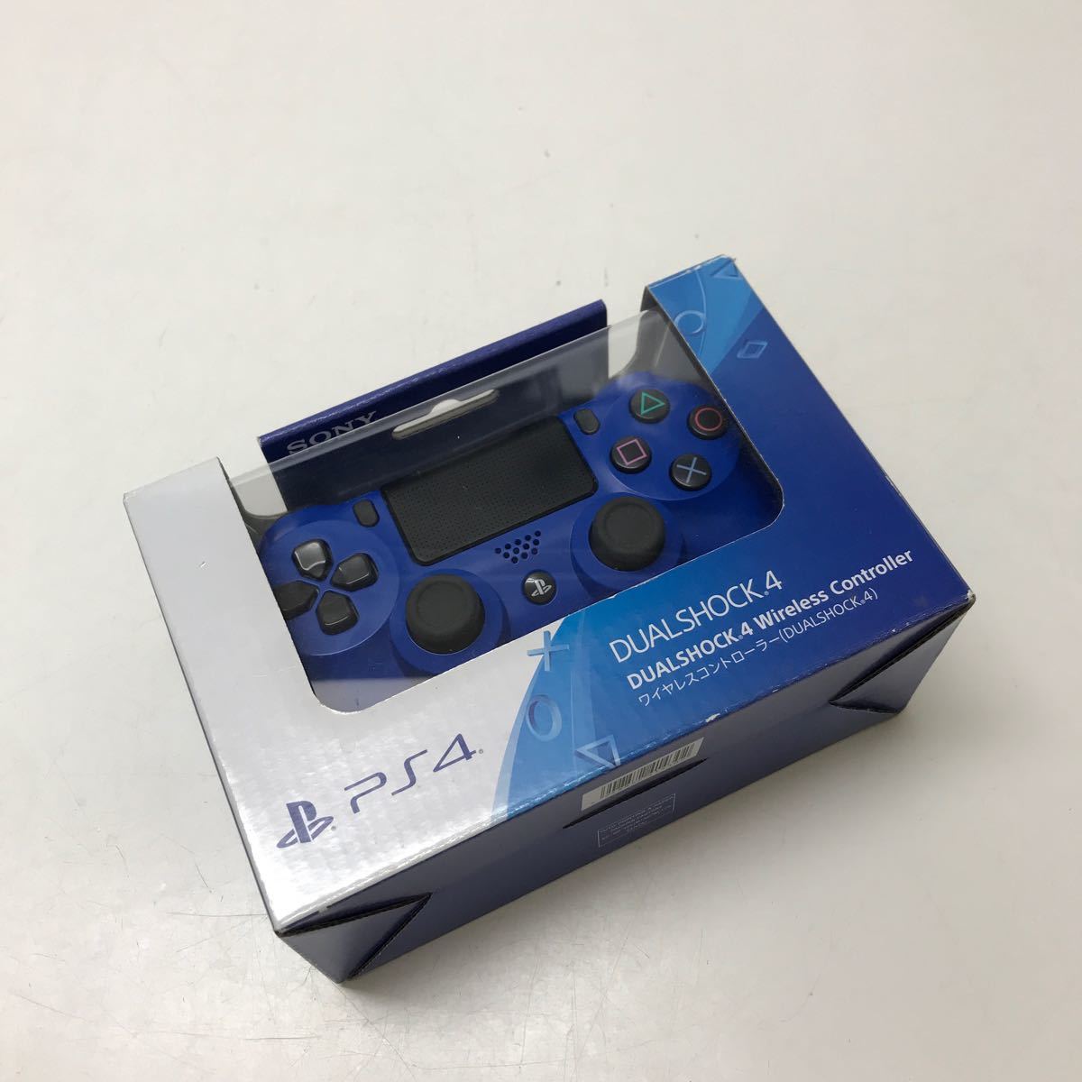 A077★SONY Ps4ワイヤレスコントローラー CUH-ZCT2J Wave blue【動作品】_画像1