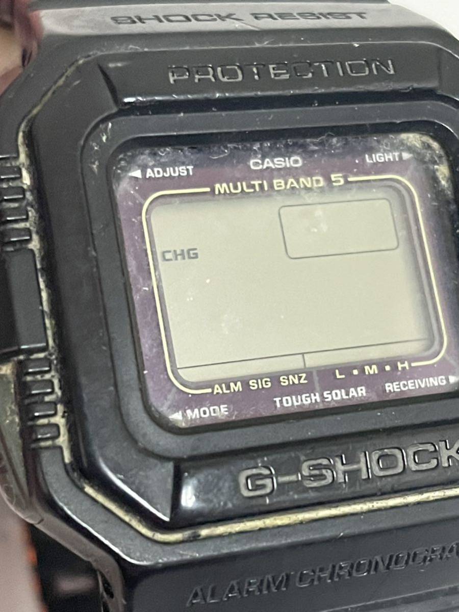 D02042 G-SHOCK CASIO 腕時計 ソーラー GW-5500 ブラック メンズ_画像7