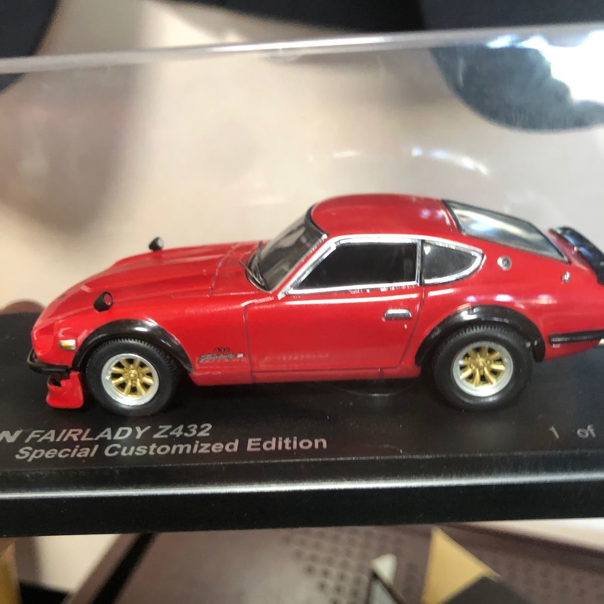 650 KYOSHO 京商 1/43 CN436901 CAR-NEL 日産 フェアレディZ432 Special Customized Edition レッド ミニカー 模型 完成品_画像5