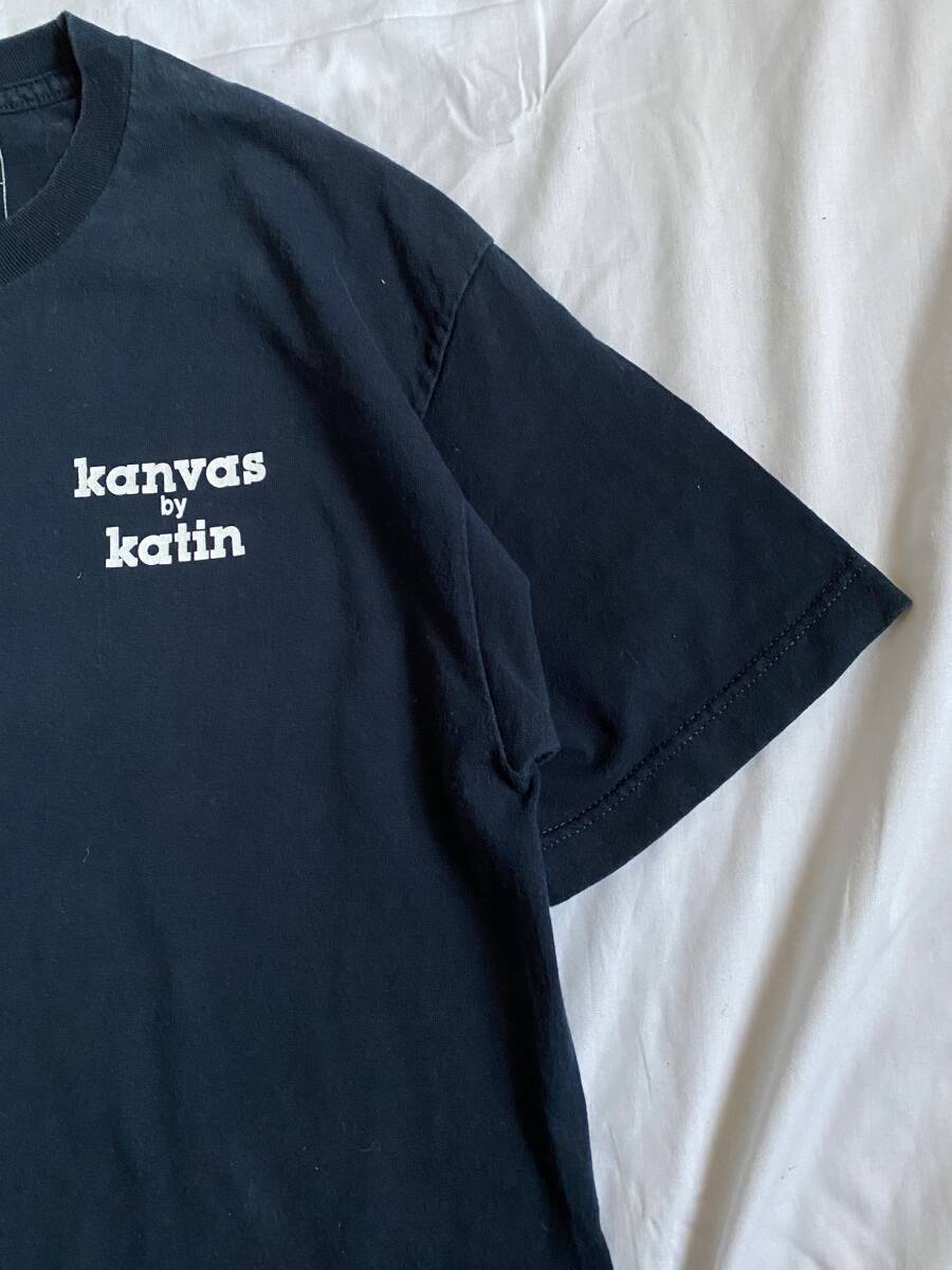 【USA製】Katin ケイティン カリフォルニア KーMAN Tシャツ サイズL ブラック／黒 サーフィン オールドサーフ 西海岸 アメリカ製 両面の画像7