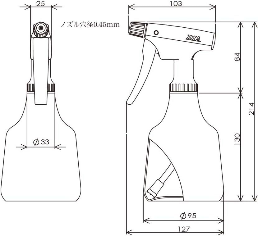 ふるぷら(Furu Pura)フルプラ ダイヤスプレー ピストル型 500ml No.500_画像5